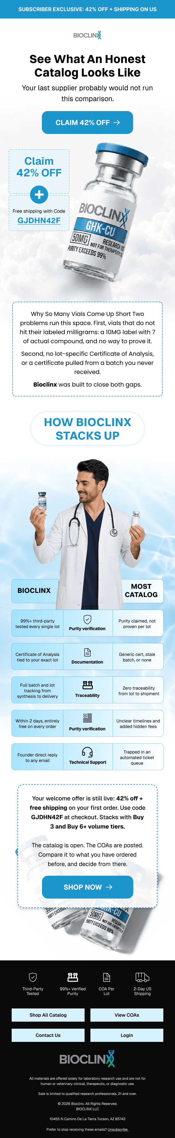Bioclinx email