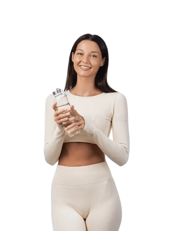 Affiliate creator holding a product