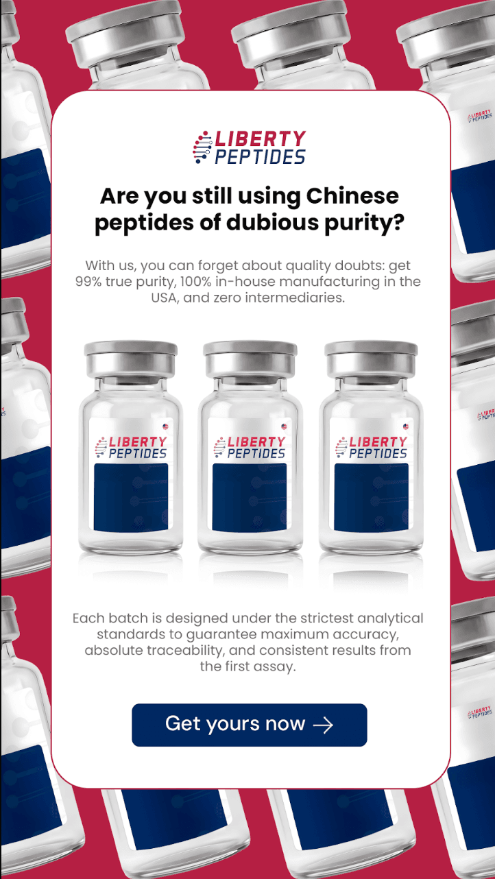 Liberty Peptides Meta ad