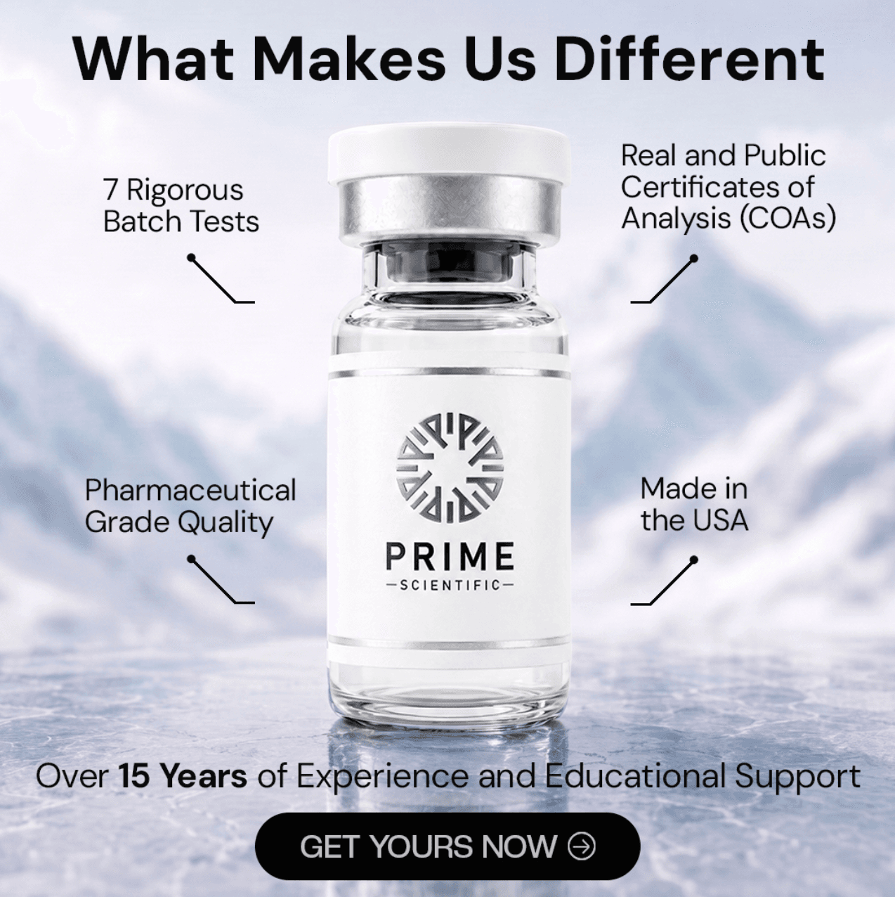 Prime Scientific brand ad