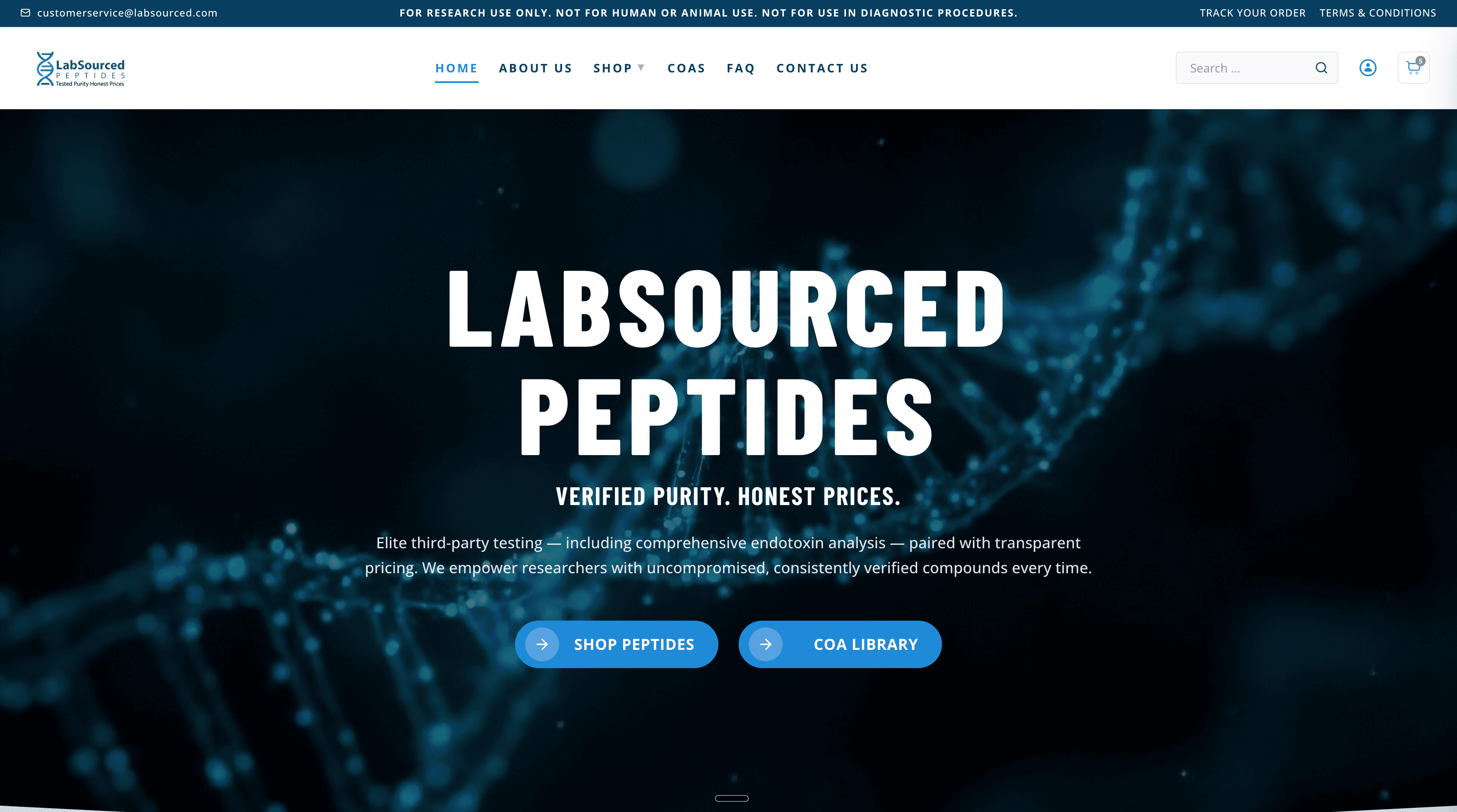 Peptide campaign creative